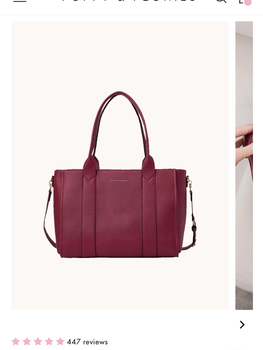 Poppy & Peonies Multitasker in Berry
